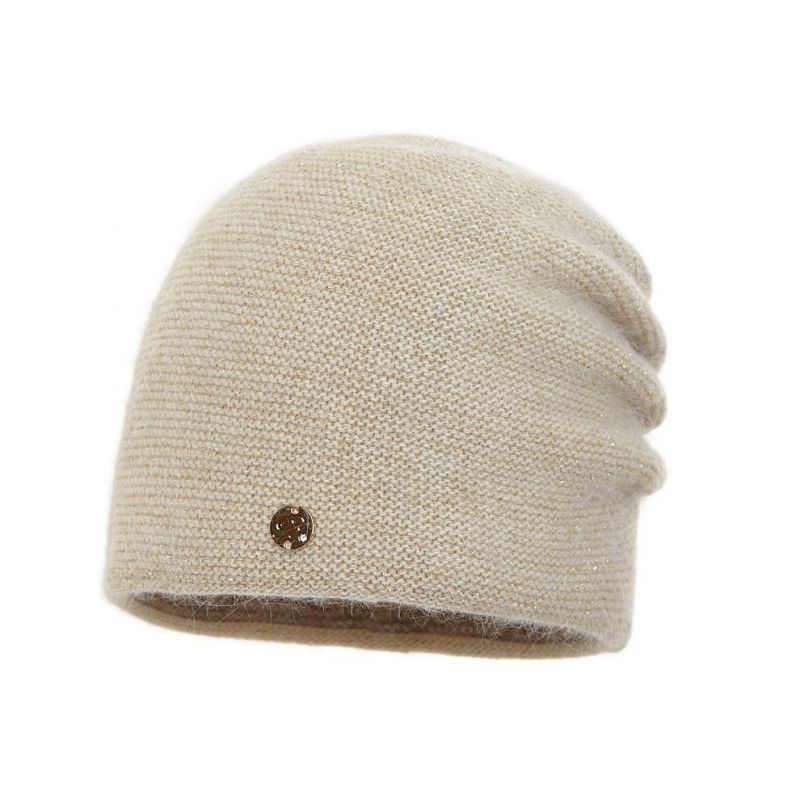 Czapka damska Goldie Jasny beż