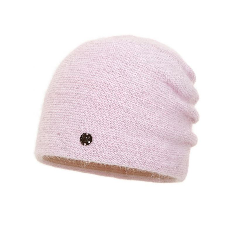 Czapka damska Goldie Pudrowy róż