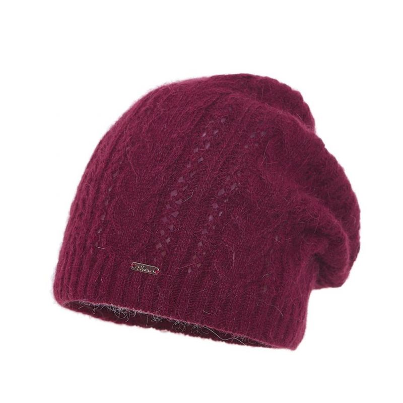 Czapka damska Foksi Bordo