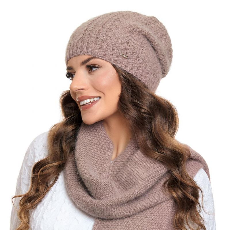 Czapka damska Foksi Kakao