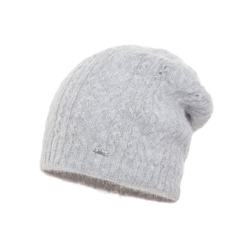 Czapka damska Foksi Jasny szary