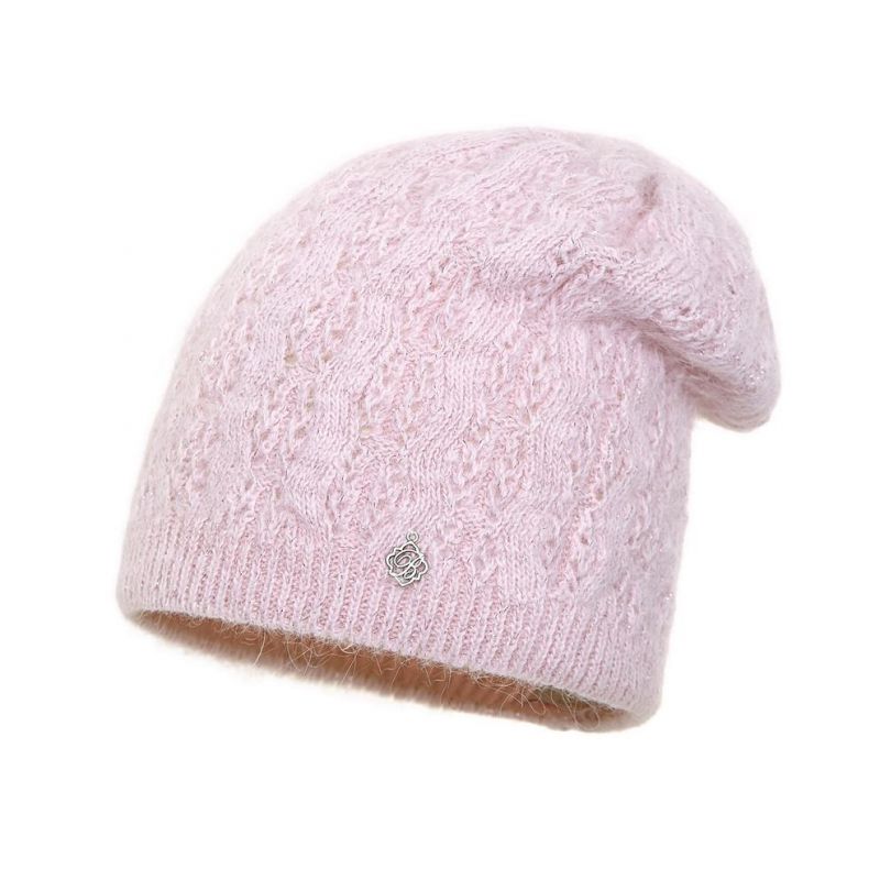 Czapka damska Dafi Pudrowy róż