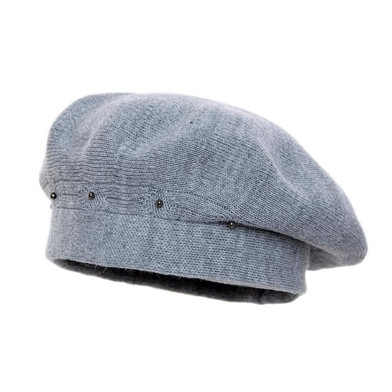 Beret damski Vega Ciemny szary