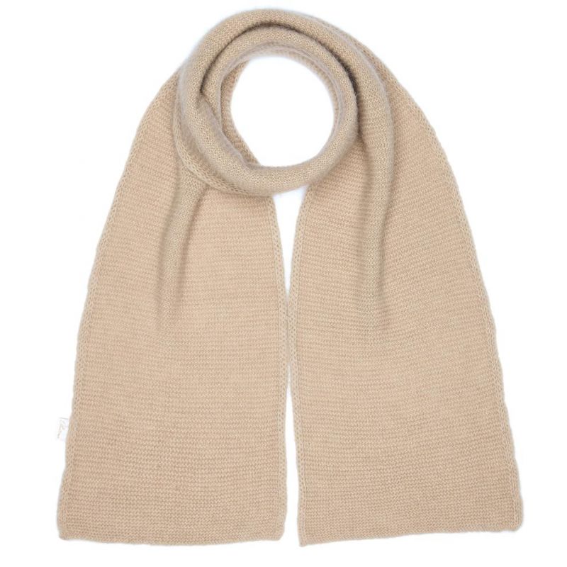 Szal damski z angory Star Ciemny beż