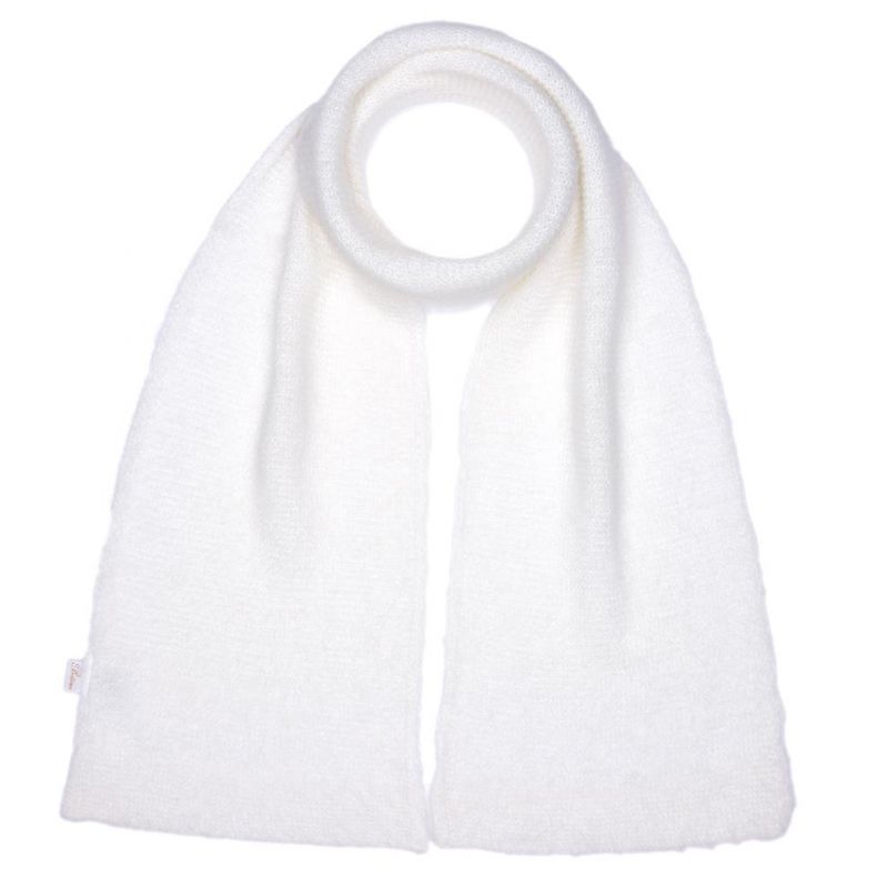 Szal damski z angory Star Ecru