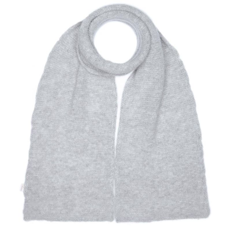 Szal damski z angory Star Jasny szary