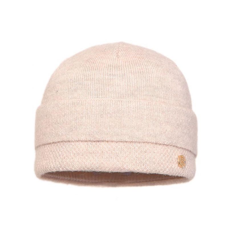 Czapka damska Giselle Pudrowy róż