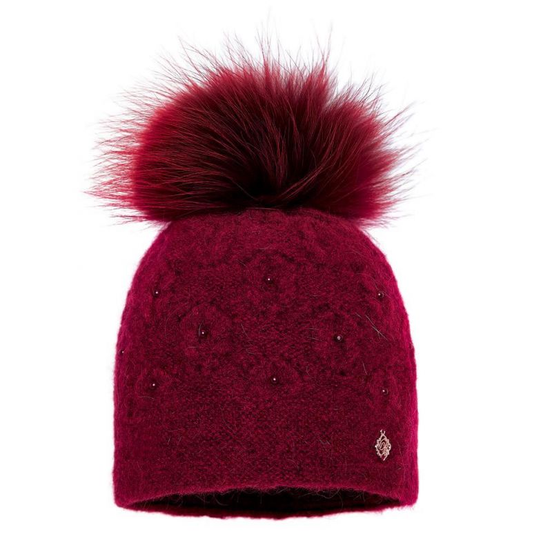 Czapka damska Negra Bordo