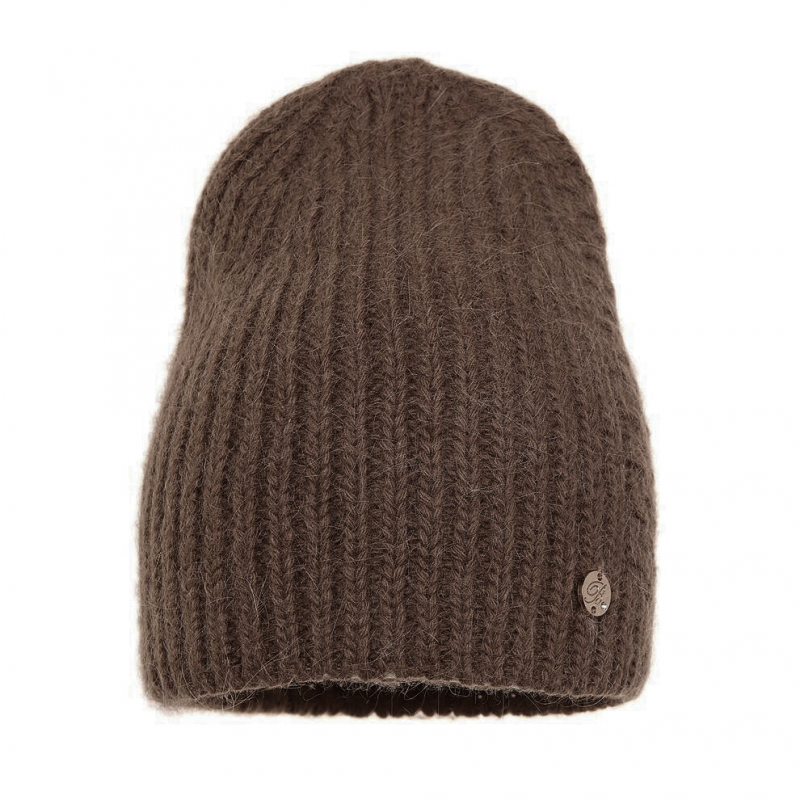 Czapka damska Astra Gorzka czekolada