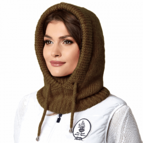 Kaptur damski Miley Brąz