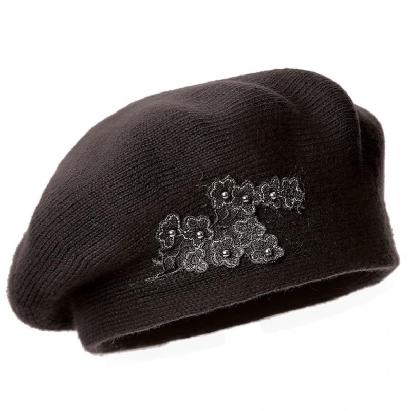 Beret damski Giovanna Czarny
