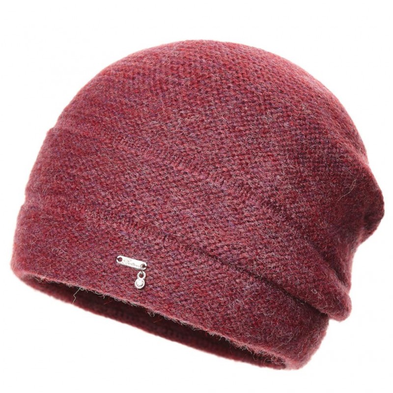 Czapka damska Cristina Ciemny róż
