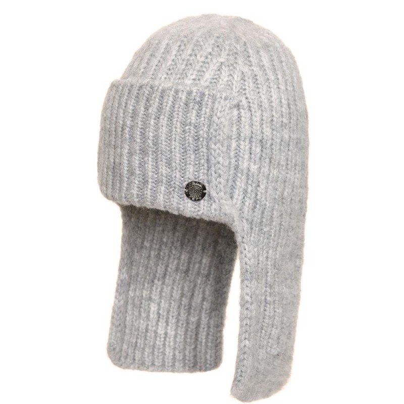 Czapka damska uszanka Octavia Jasny szary