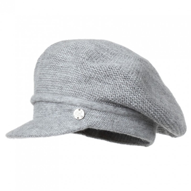Kaszkiet damski Dafne Jasny szary