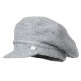 Kaszkiet damski Dafne Jasny szary