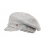 Kaszkiet damski Cleo Jasny szary