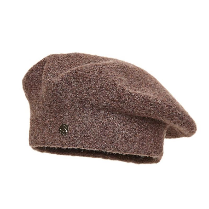 Beret damski Mandy Brąz