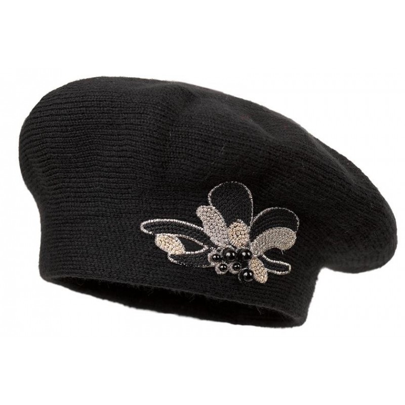 Beret damski Josefina Czarny