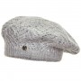 Beret damski Dominica Jasny szary