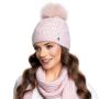 Czapka damska Negra Jasny róż