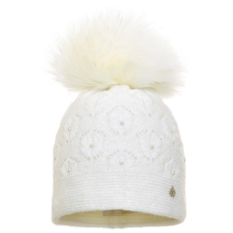 Czapka damska Negra Ecru