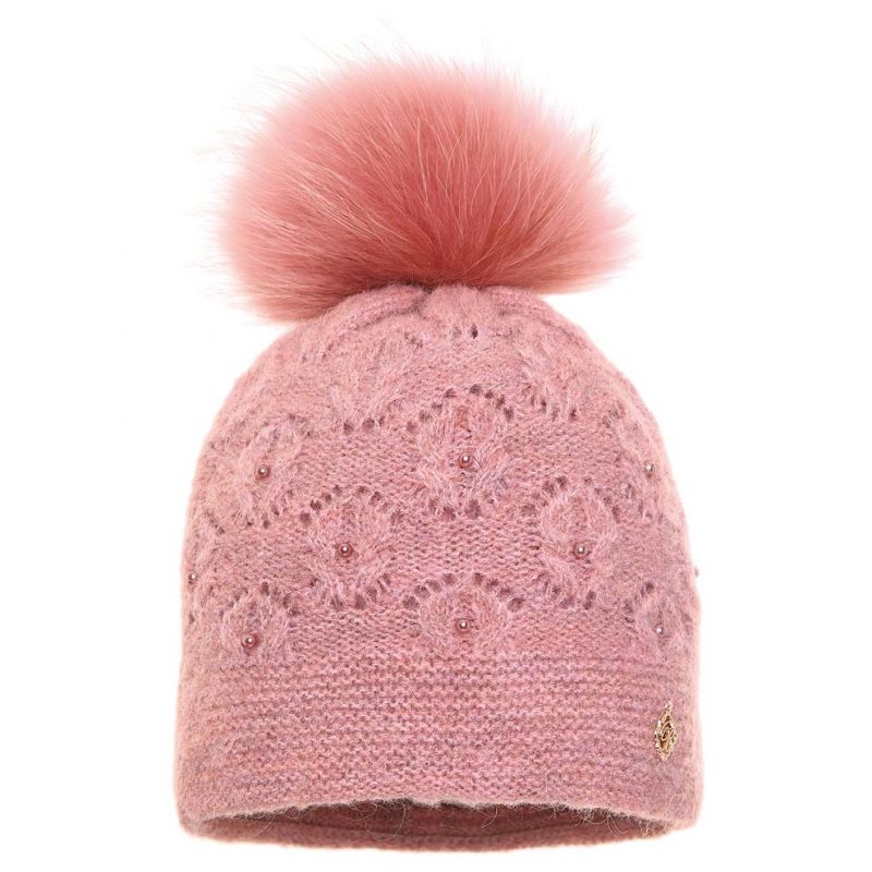 Czapka damska Negra Łosoś