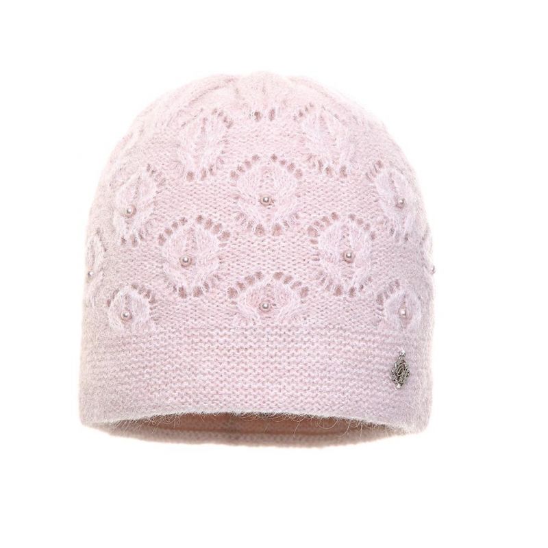 Czapka damska Inessa Jasny róż