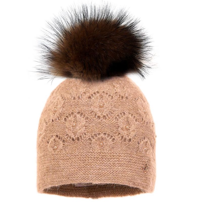 Czapka damska Negra Cappuccino